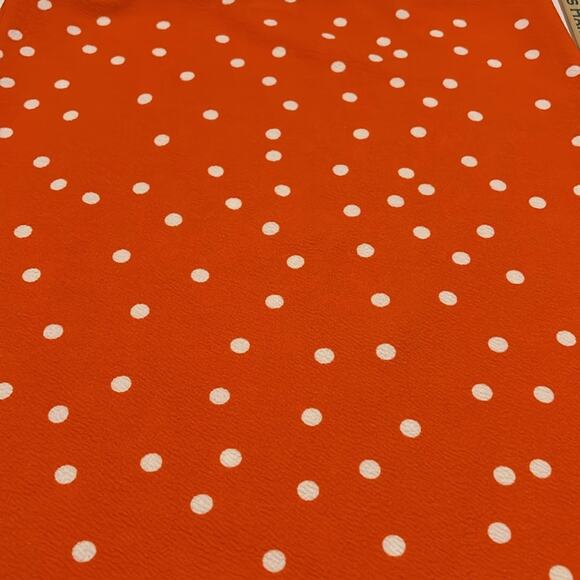 Lularoe Orange Polka Dot Skirt SZ S - Picture 3 of 4